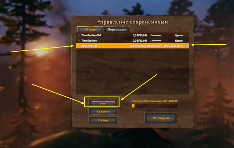 Как загрузить свой мир на игровой сервер Valheim
