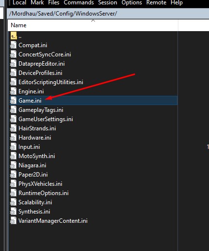 Открыть Файл Game.ini