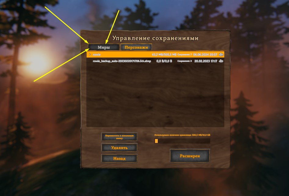 Как загрузить свой мир на игровой сервер Valheim