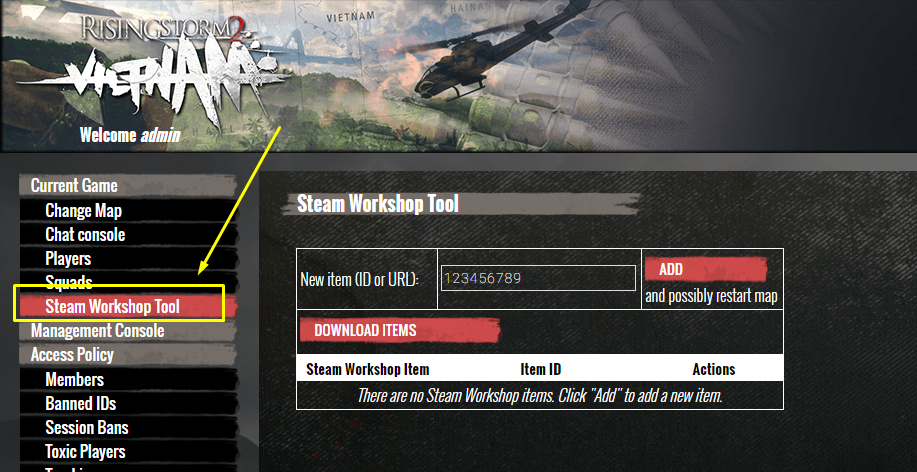 Установка модов на сервер Rising Storm 2: Vietnam