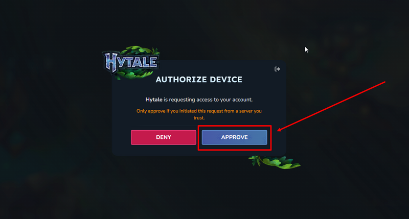 Файл:Hytale-auth-approve.png