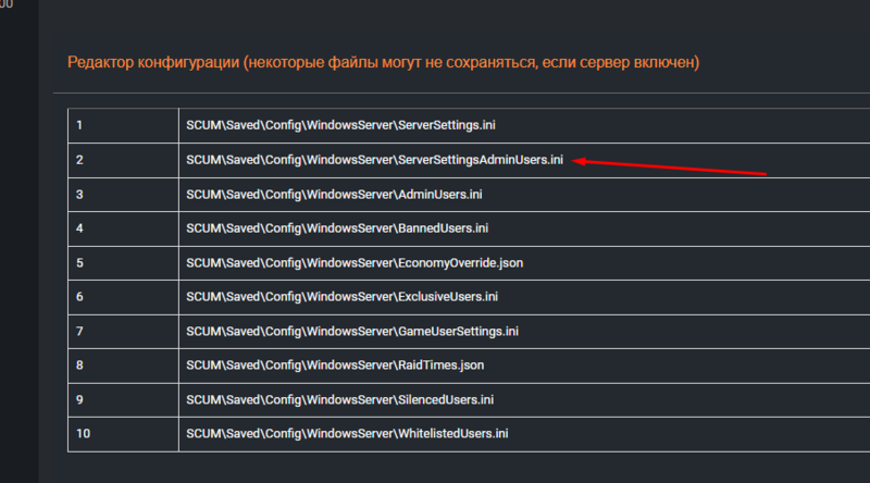 Файл:Scum open ServerSettingsAdminUsers ini.png